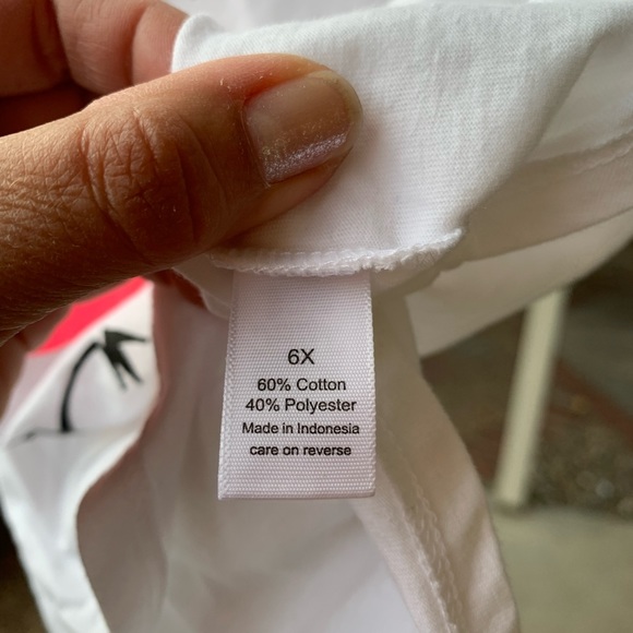 Jumping beans girls flamingo shirt 6X - Picture 4 of 7